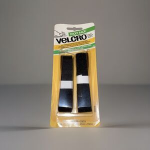 VELCRO(R) Brand STICKY BACK Tape 3/4"X18" Black